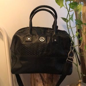 Lululemon Vegan Leather Workout Bag